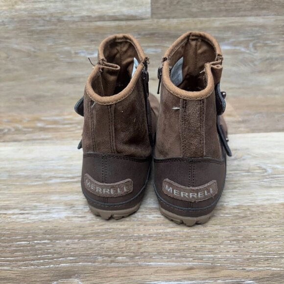 Merrell Bracken Brown Suede Performance Ankle Boots Women's Size 7 - Picture 3 of 7